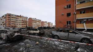 Тлеуж: правоохранители обследуют дом, поврежденный при атаке БПЛА в Адыгее