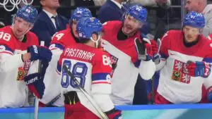Сборная Чехии обыграла команду Франции в матче олимпийского хоккейного турнира