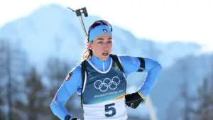 Биатлонистка Виттоцци стала олимпийской чемпионкой в гонке преследования