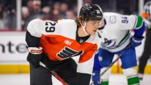 Хоккеист «Филадельфии» Гребенкин пропустит до 10 дней из-за травмы