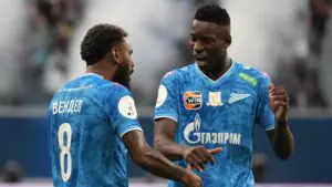 «Зенит» обыгрывает «Краснодар» после 1-го тайма матча РПЛ благодаря голу Вендела