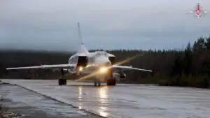 Ту-22м3 ВКС РФ совершили плановый полет над нейтральными водами Балтийского моря