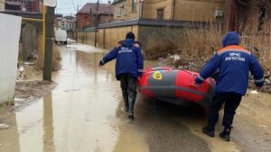 В Дербентском районе Дагестана проводится эвакуация из-за подтопления