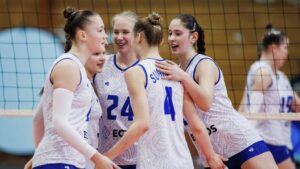 Российские волейболистки U17 вышли в полуфинал международного турнира в Италии