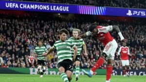 «Арсенал» сыграл вничью с «Спортингом» в матче ЛЧ и вышел в полуфинал