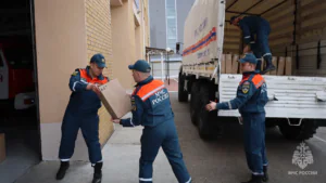 Забайкальские спасатели передали 150 огнетушителей землякам в зону СВО