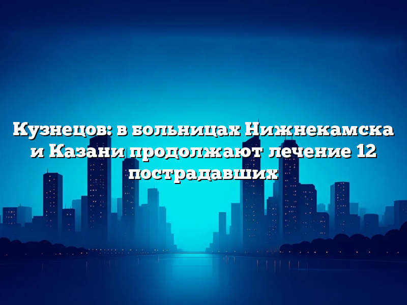 Кузнецов: в больницах Нижнекамска и Казани продолжают лечение 12 пострадавших
