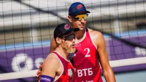 Стояновский и Лешуков выиграли этап чемпионата России по пляжному волейболу