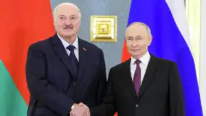 Путин встретился с Лукашенко в резиденции в Ново-Огарево