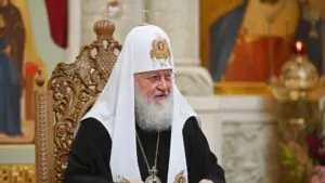 Патриарх Кирилл встретил в храме Христа Спасителя мощи святителя Спиридона
