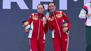 Россиянки завоевали серебро в эстафете на чемпионате мира по пятиборью в Гуйяне